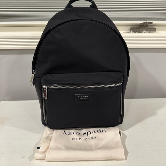 NWT Kate Spade Sam Icon KSNYL Nylon Medium Backpack - Picture 6 of 13